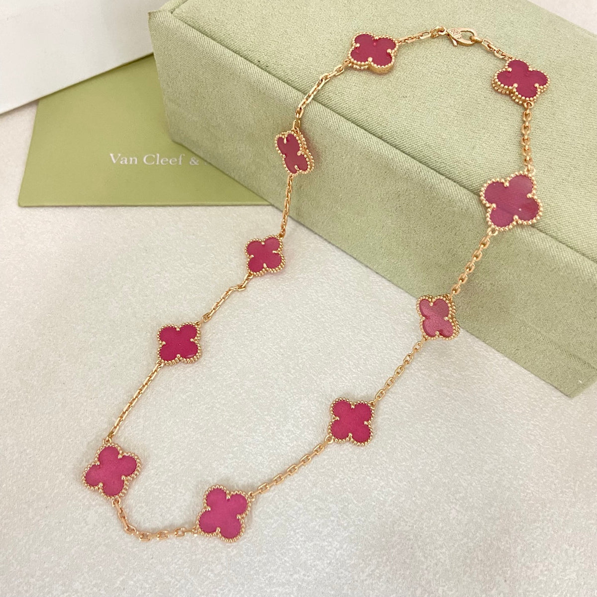 N9 New gold-plated necklace fashion jewelry four-leaf clover necklace