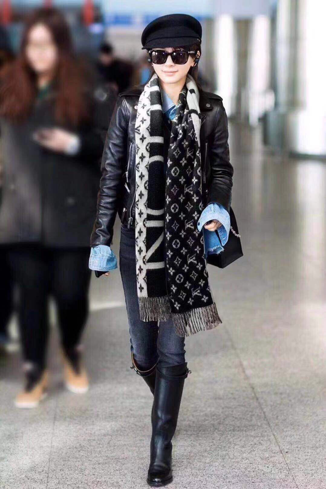 F29 Women's Winter Fashion Wool Scarf 180*70CM