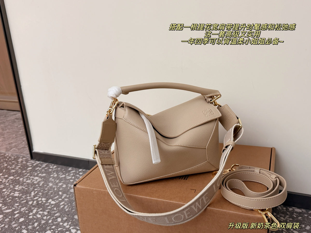 MS52 Women's handbag leather bag 24*15cm