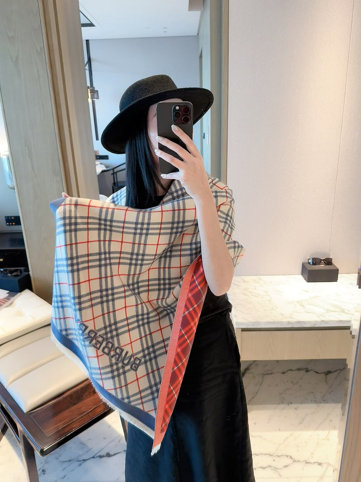F15 Women's Winter Fashion High Quality Wool Scarf