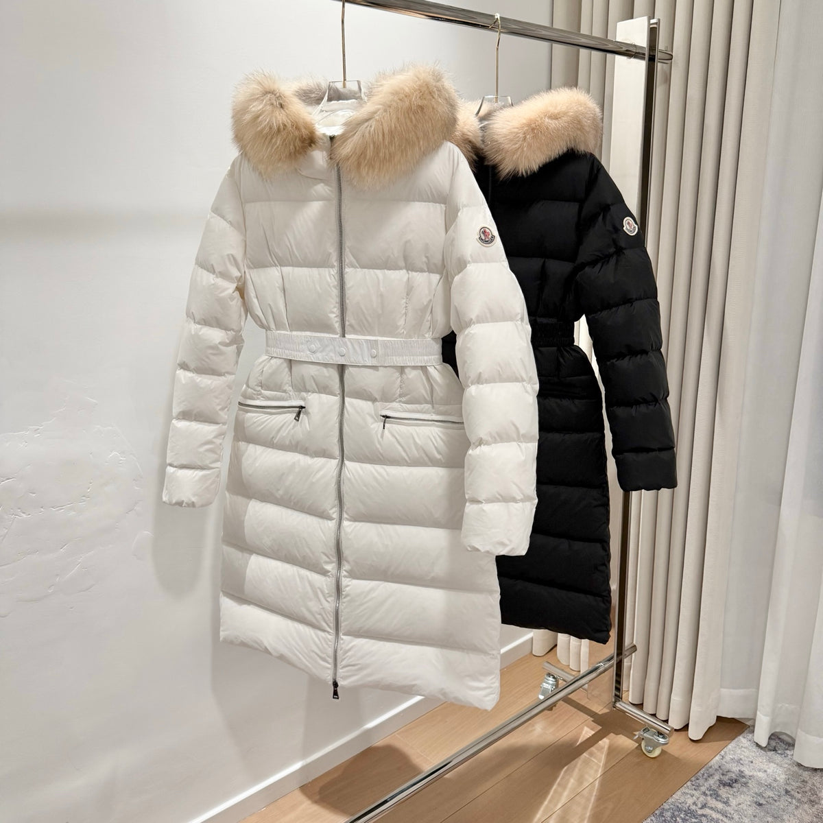 C17 Women's Casual Long Hooded Down Jacket Winter Warm Coat