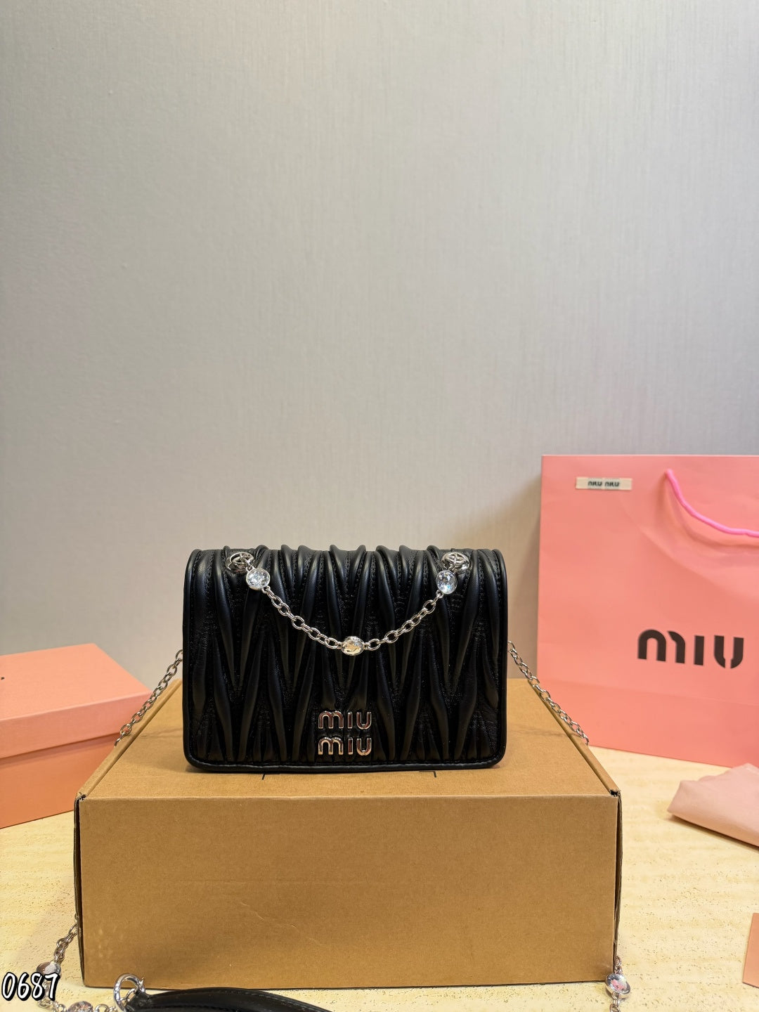 MS77 Fashion diagonal cross bag 20 X13X 5cm