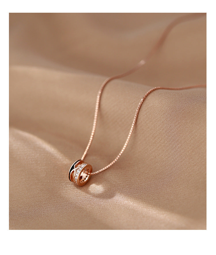 S925 silver women's collarbone chain fashion jewelry necklace