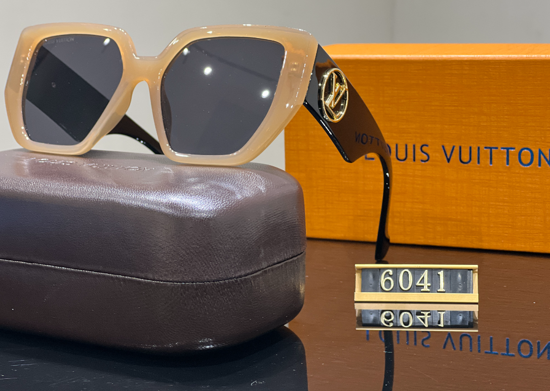 6041 Fashion men's and women's sunglasses with box