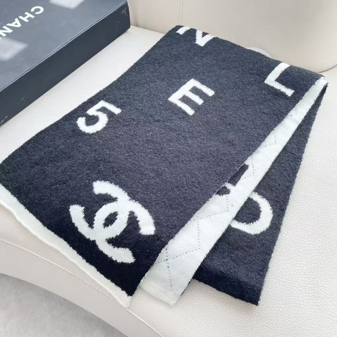 F38 Women's Wool Blend Scarf Wrap 35*200cm