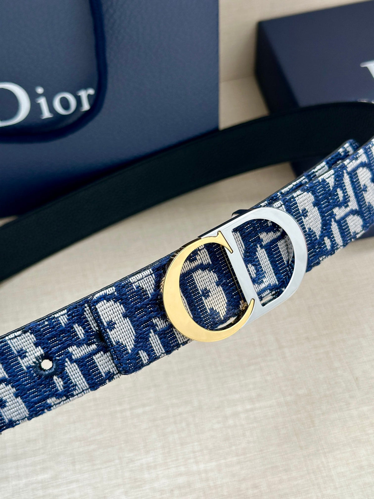 BE9 Real Leather Belt 3.2CM with packing