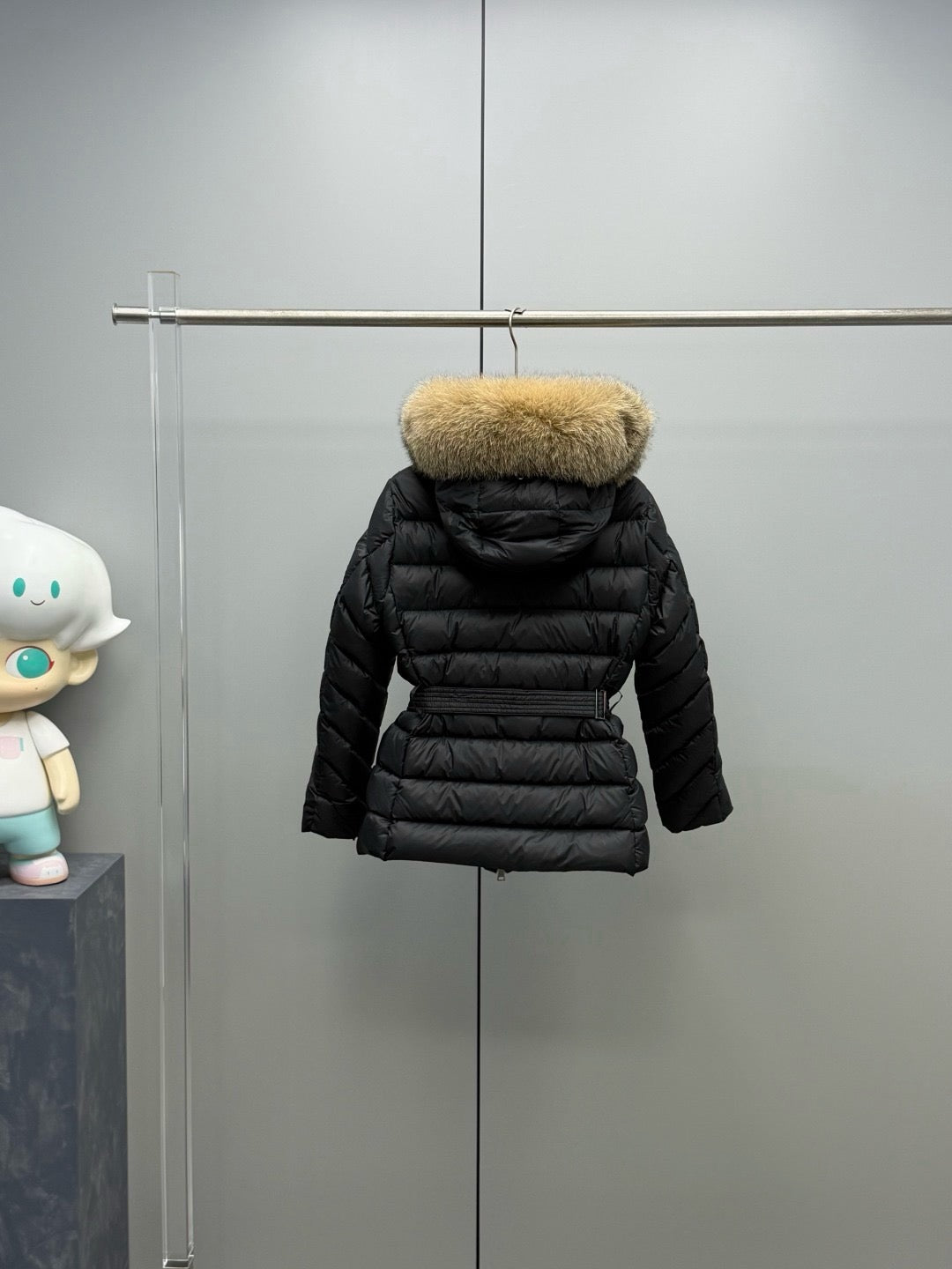C8 Women's Casual Mid‑Length Hooded Down Jacket Winter Warm Outer Coat