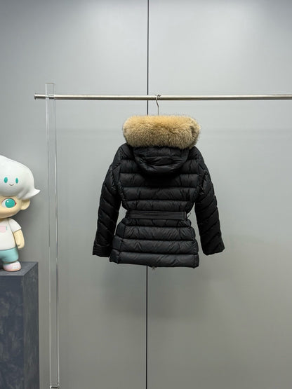 C8 Women's Casual Mid‑Length Hooded Down Jacket Winter Warm Outer Coat