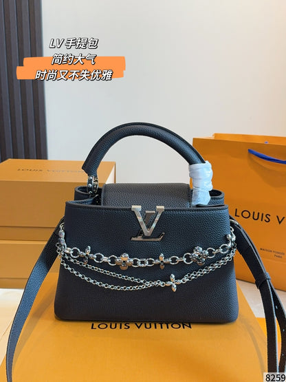 MN90 Women's leather bag handbag 27*9*18/22*8*12cm