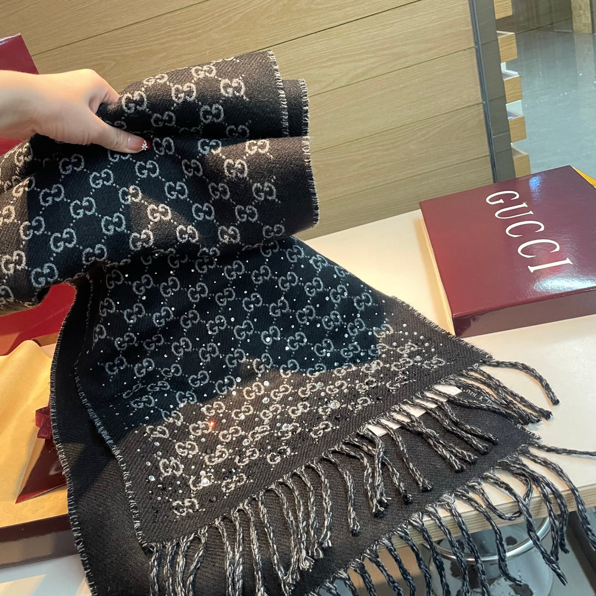 F1 Women's Winter Premium Fashion Scarf Soft Warm Shawl Wrap for Cold Weather 33cmX190cm
