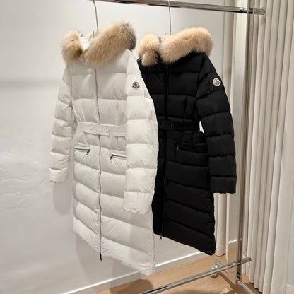C17 Women's Casual Long Hooded Down Jacket Winter Warm Coat