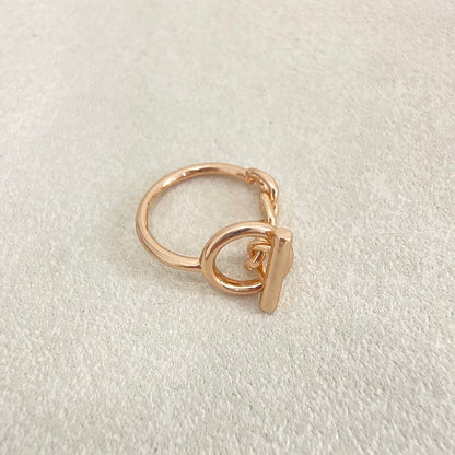 R10 Women's rings with gold-plated jewelry