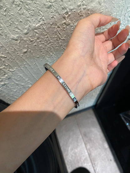 S499 Women 316L Titanium Steel Bracelet Fashion Gold Plated Jewelry