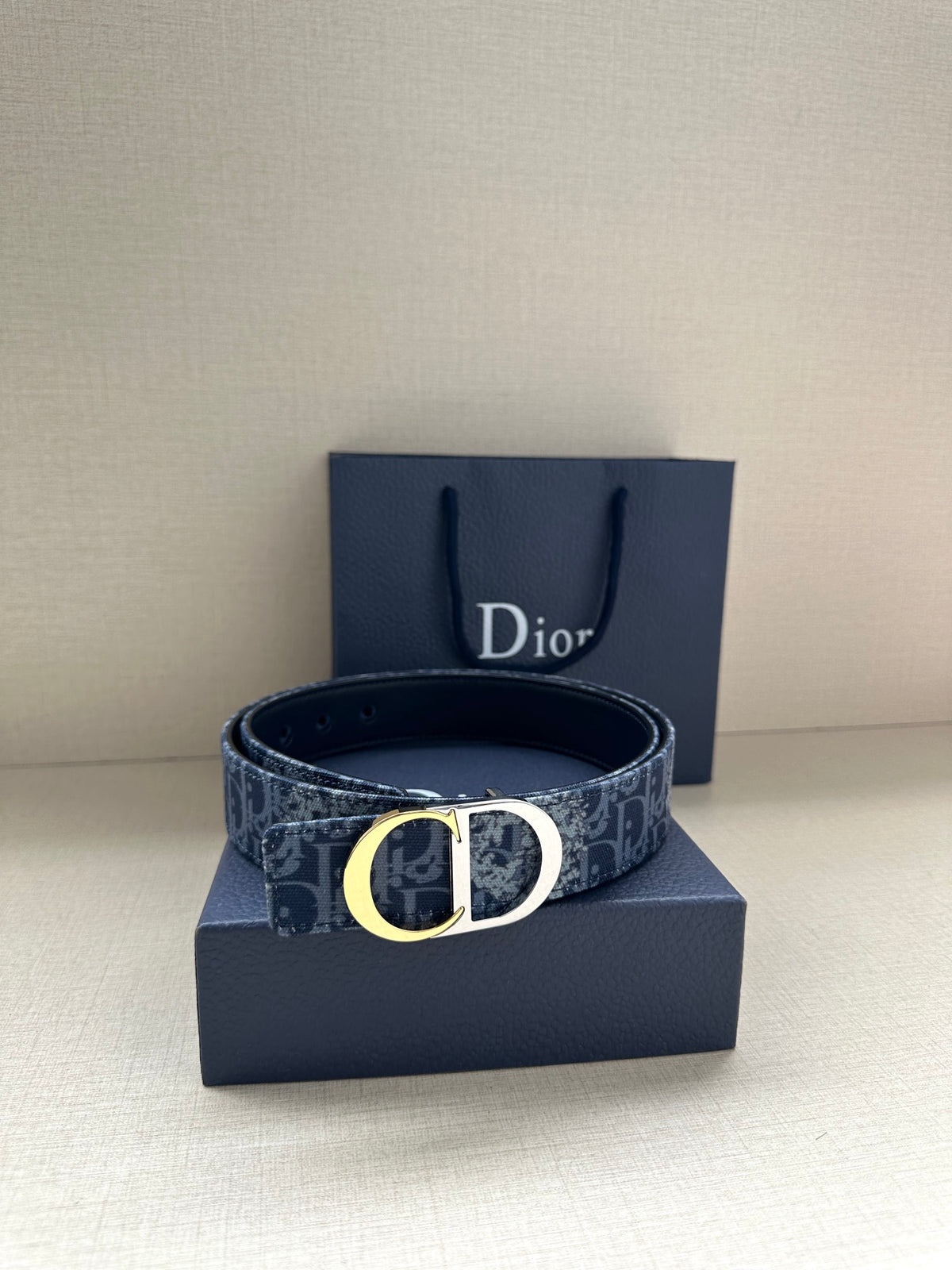 BE9 Real Leather Belt 3.2CM with packing
