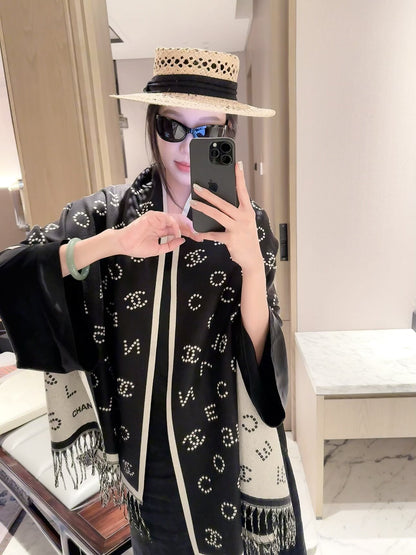F44 Women Wool Blend Scarf Wrap