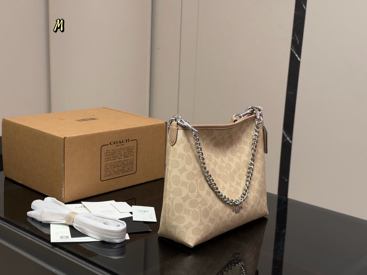 MS38 Classic leather bag handbag for women 26X22cm
