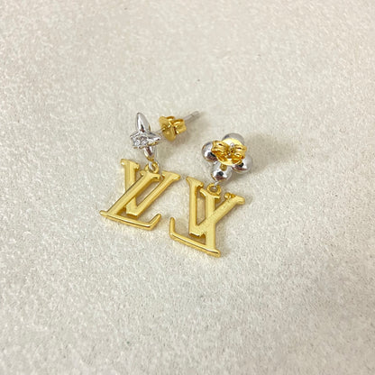 E3 Women gold-plated fashion earrings high-quality jewelry
