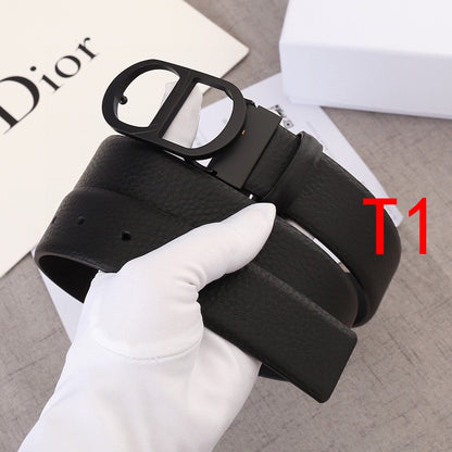 BE4 Men Real Leather Belt 3.5CM with packing