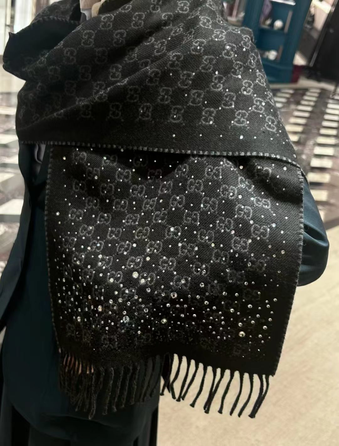 F1 Women's Winter Premium Fashion Scarf Soft Warm Shawl Wrap for Cold Weather 33cmX190cm