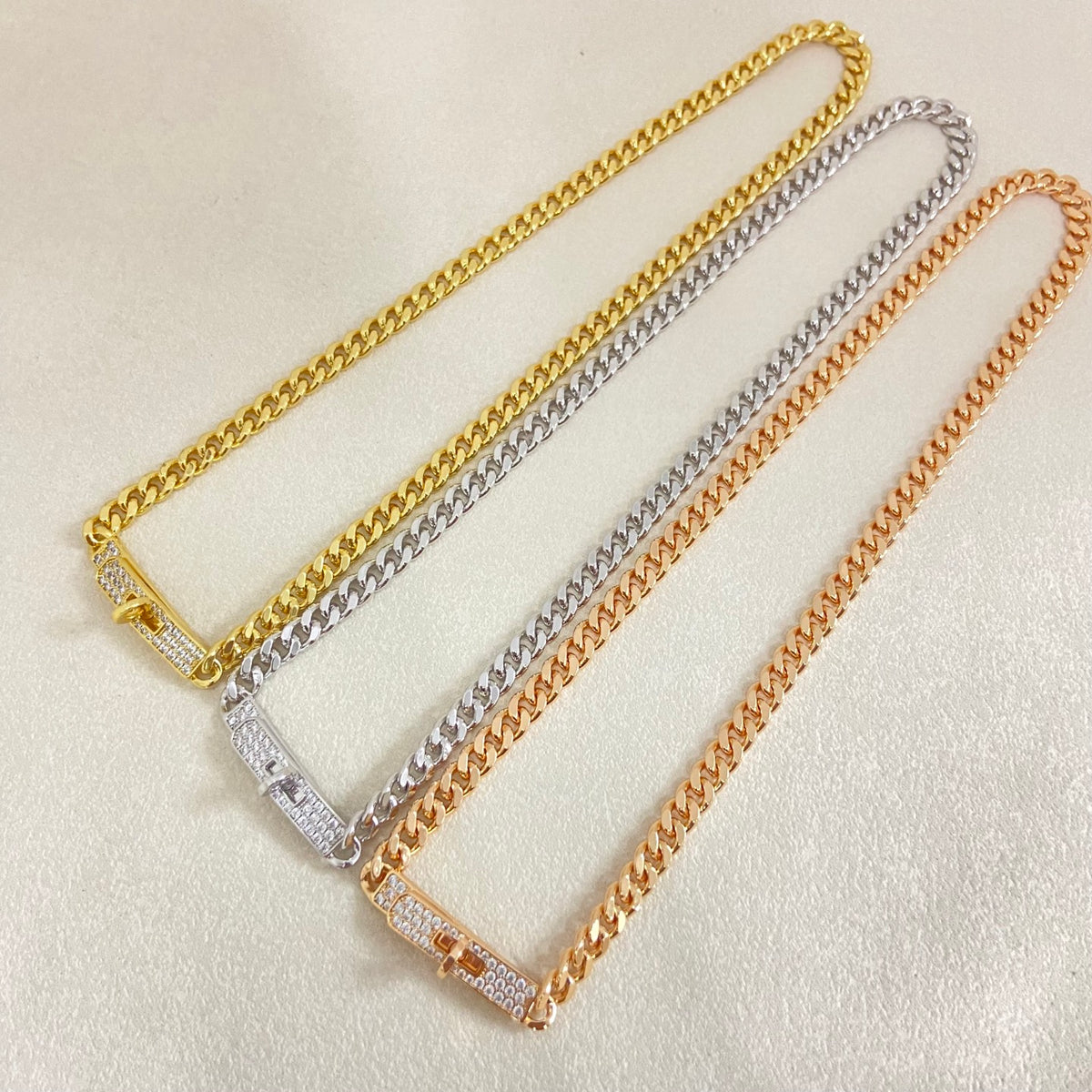 N6 New women and men gold-plated necklace fashion jewelry
