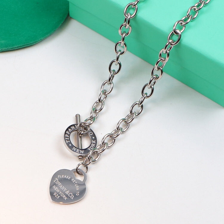 TN4 Classic necklace 316L titanium steel necklace fashionable gold-plated jewelry