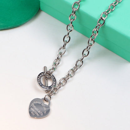 TN4 Classic necklace 316L titanium steel necklace fashionable gold-plated jewelry