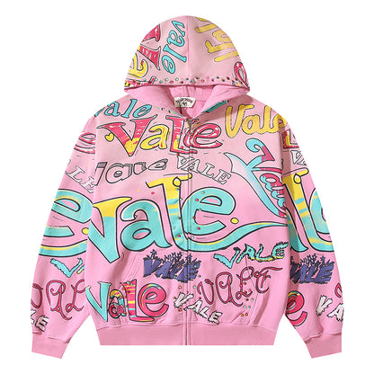 C42 Men's and women's zipper hoodies outerwear clothes