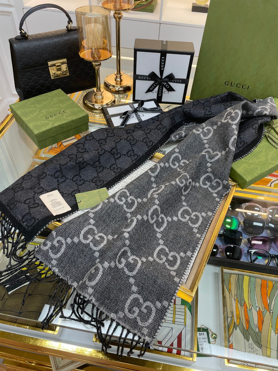 F39 Women Wool Blend Scarf Wrap