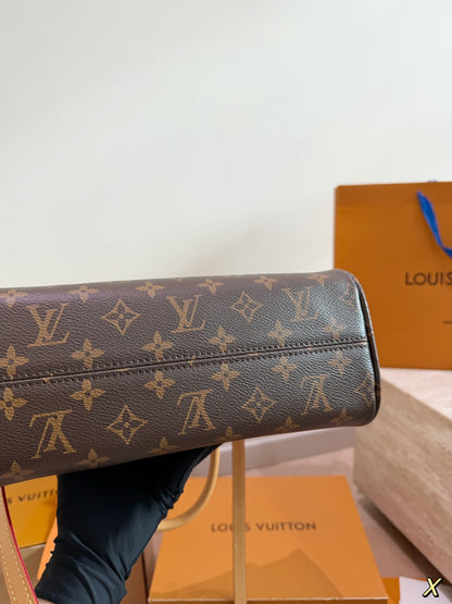 MS89 Women's handbag leather bag 25*18cm