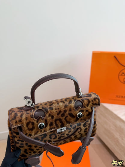 MS30 Fashion leopard print women's handbag bags 21*8*15cm