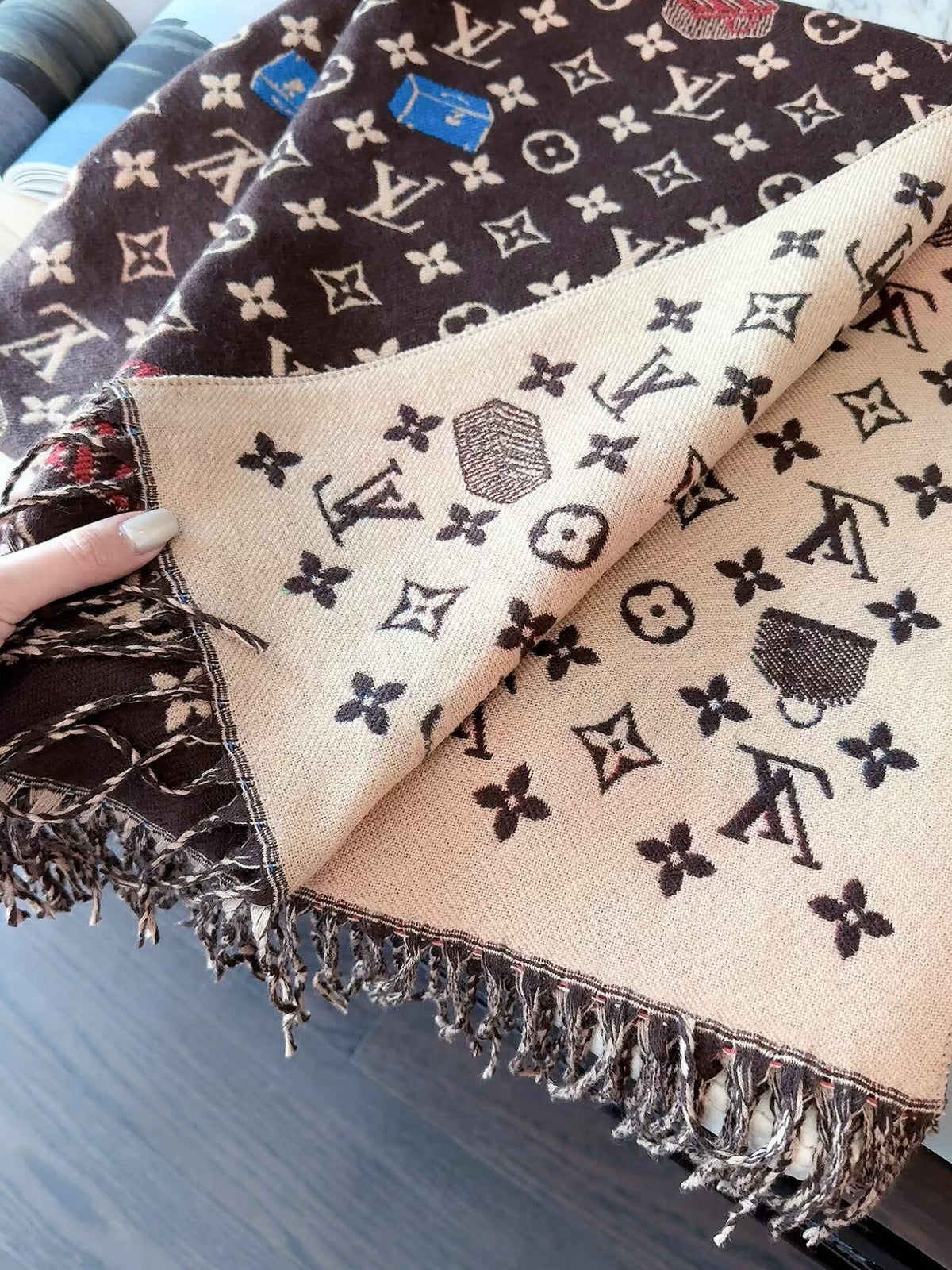 F2 Women's Winter Fashion High Quality Wool Scarf 180×60cm