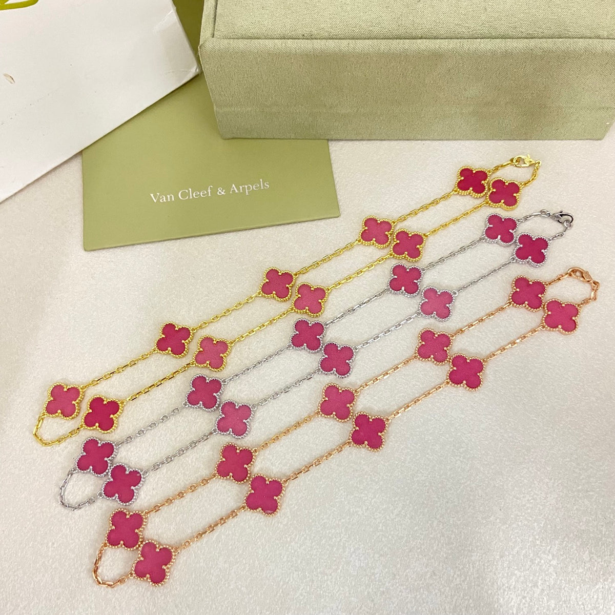 N9 New gold-plated necklace fashion jewelry four-leaf clover necklace