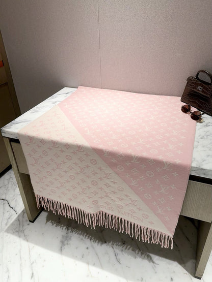 F47 Women Wool Blend Scarf Wrap 60x180cm