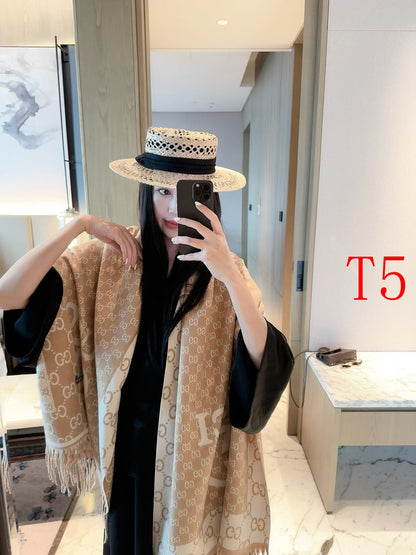 F49 Women Wool Blend Scarf Wrap