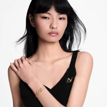 LS240 Fashion women's bracelet necklace set letter jewelry