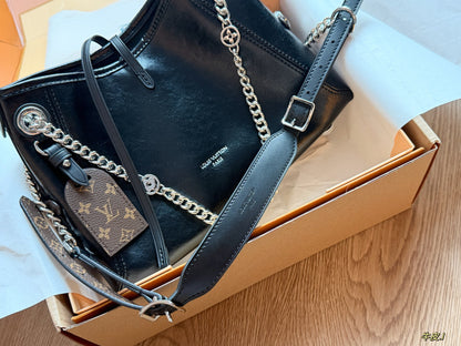 MS2 Women's handbag leather bag 26*17cm