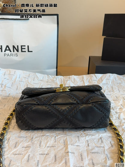 MN49 Women's bag classic leather bag 25*7*19cm