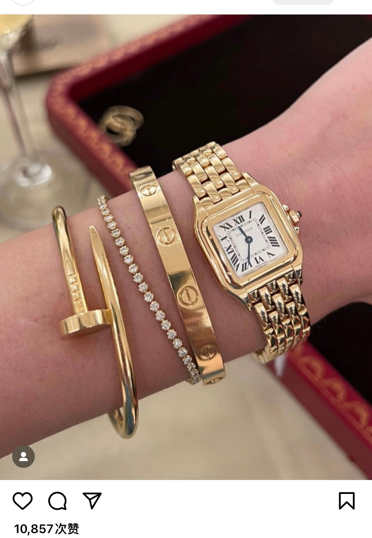 B36 Classic Men Women 18K Gold‑Plated Bangle Stainless Steel Fashion Jewelry