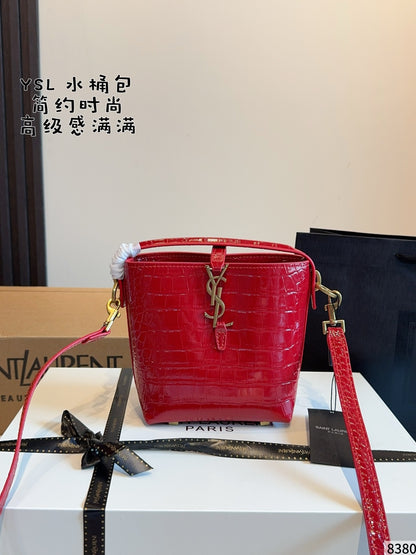 MN87 Women's bag diagonal cross bags bucket bag 14*7*15cm