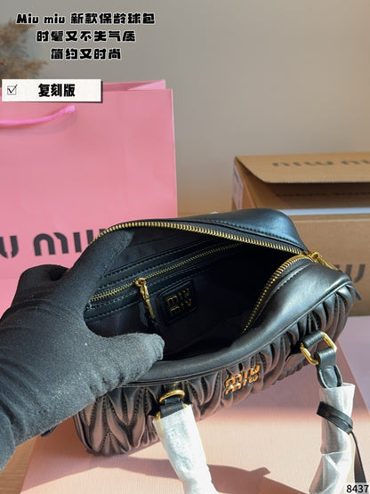 MN62 Women's leather bag handbag 22*8*11cm