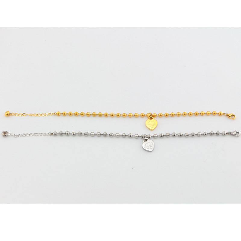 TB3 Classic 316L Titanium Steel Bracelet Fashion Gold Plated Jewelry