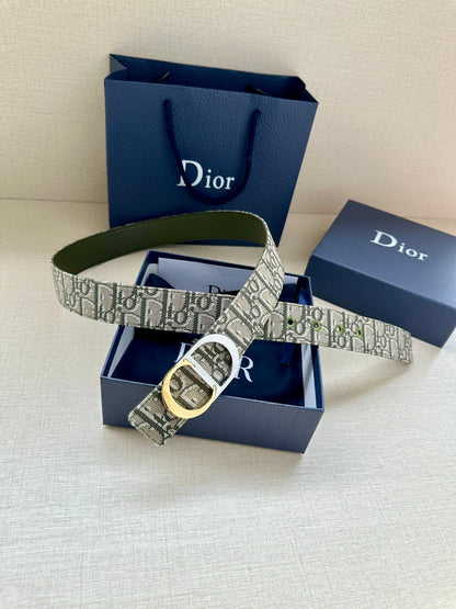 BE9 Real Leather Belt 3.2CM with packing
