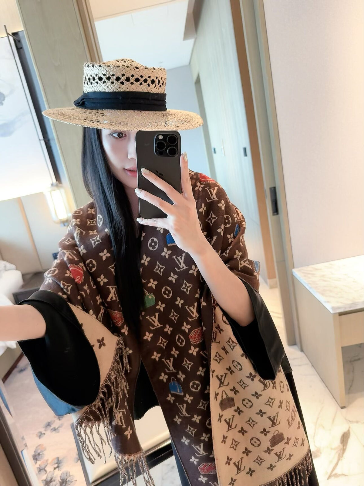 F2 Women's Winter Fashion High Quality Wool Scarf 180×60cm
