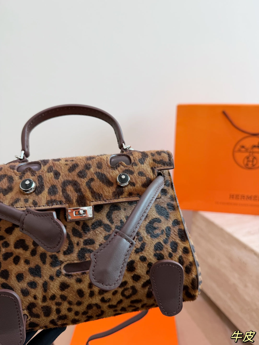 MS30 Fashion leopard print women's handbag bags 21*8*15cm