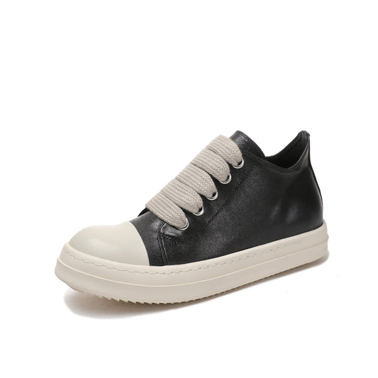 S39 Unisex Premium Genuine Leather Fashion Casual shoes Men Women