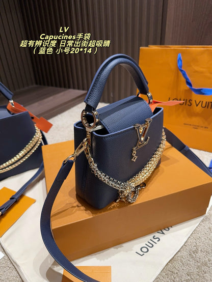 MN69 Women's leather bag handbag 27*18cm/20*14cm