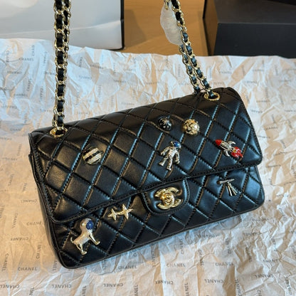 MN2 Fashion Genuine Leather Women's Bag with Box 25*6*16cm