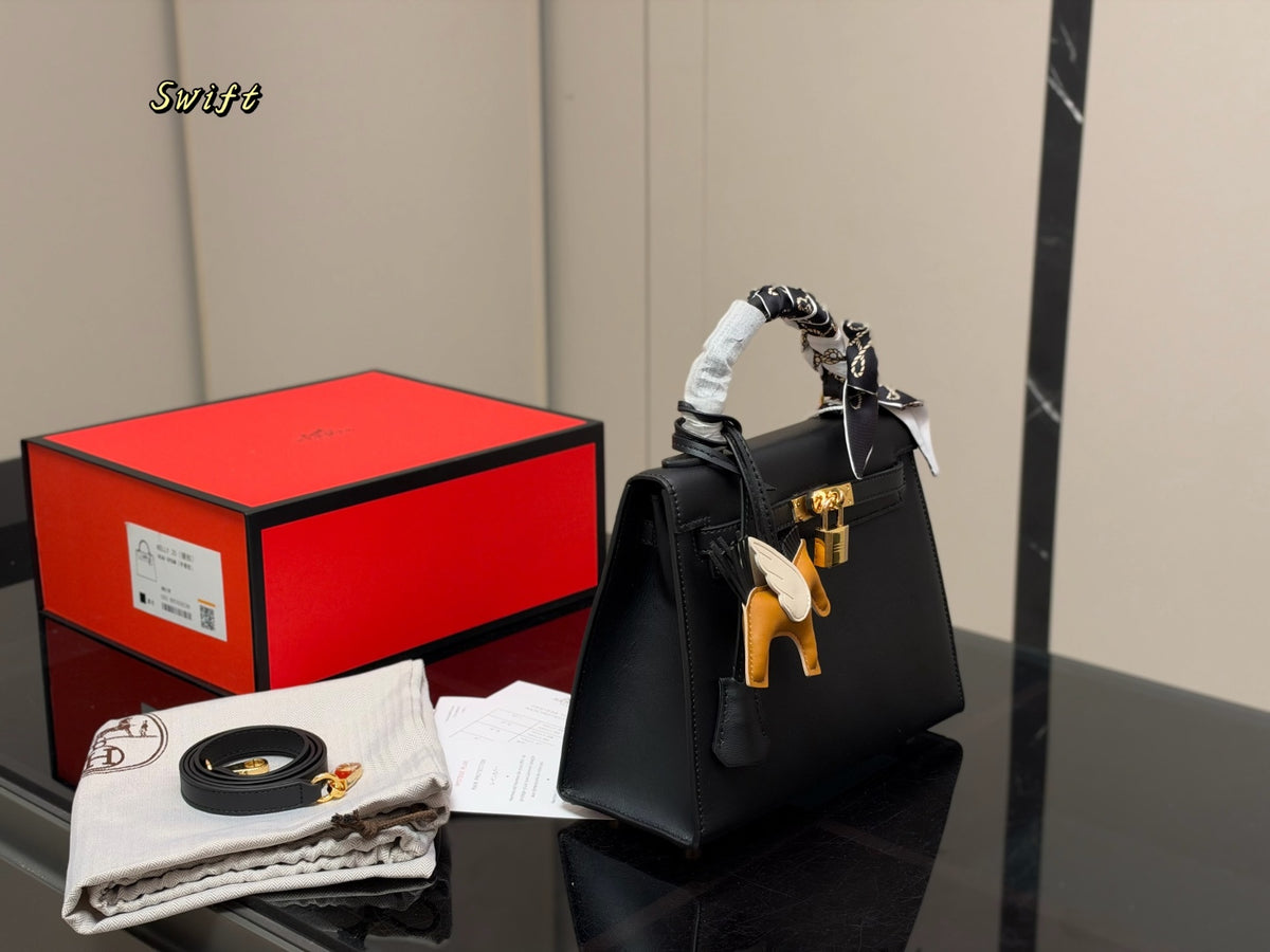 MS36 Classic leather bag handbag for women 25cm/22cm/19cm