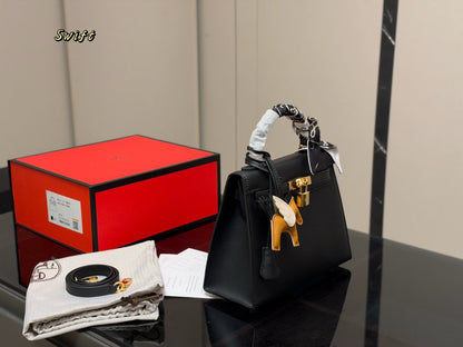 MS36 Classic leather bag handbag for women 25cm/22cm/19cm