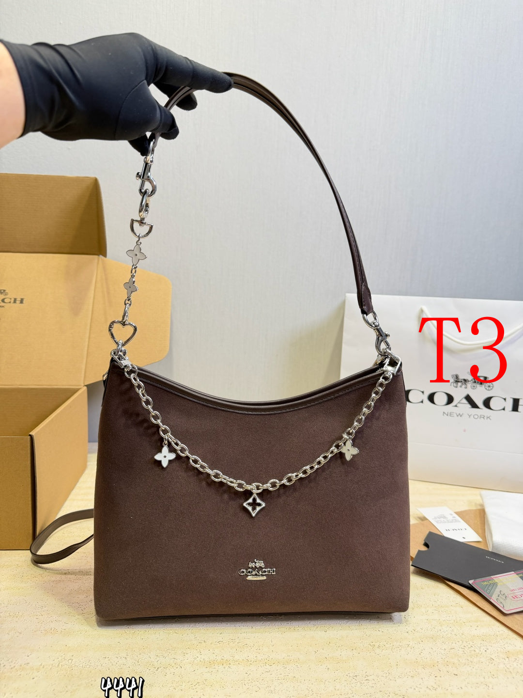 MS50 Women's handbag leather bag 30*34CM
